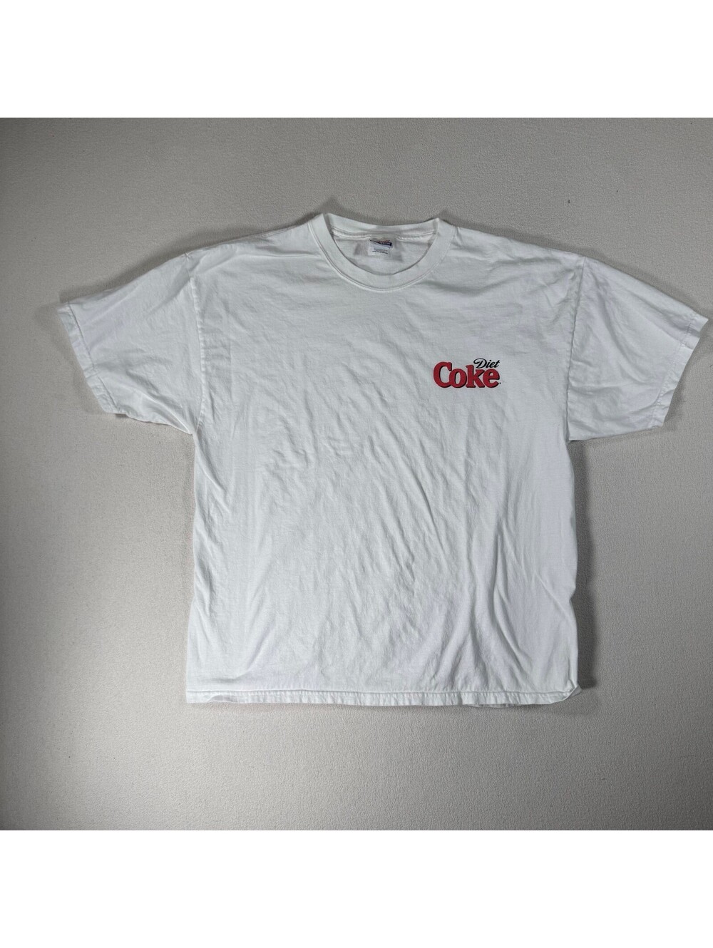 Vintage Hanes Heavyweight White Diet Coke Graphic T-Shirt XL